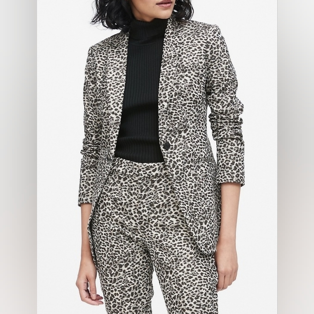 Banana Republic Animal Print Women's Blazer